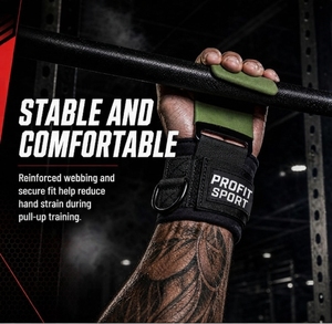 Soporte de Muñeca de Neopreno de Alta Calidad PROFIT SPORT, Protector de Palma con Cierre Ajustable de Gancho y Bucle, para Levantamiento de Pesas, Entrenamiento de Fuerza, Unisex - Product Image 6
