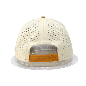 Casquette de baseball unisexe de luxe à 5 panneaux en polyester/coton avec logo brodé 3D personnalisé, ajustable avec fermeture snapback - Product Image 5