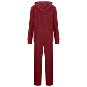 Survêtements de jogging en molleton pour femmes, 100% coton écologique, broderie de logo personnalisée, design 2 en 1, manches longues, tenue de sport - Product Image 2