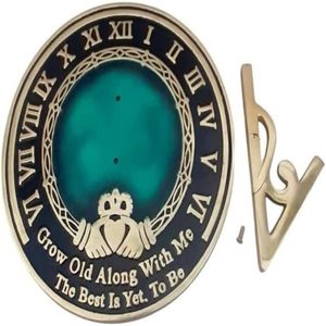 Reloj de Sol de Latón Macizo Pintado Estilo Antiguo para Jardín y Patio, Decoración para Exteriores del Hogar - Product Image 1