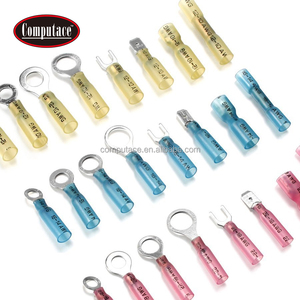 ขั้วปลายสายไฟแบบไม่หุ้มฉนวนขั้วปลายสายไฟพีวีซีขั้วต่อแบบจีบลวดวงแหวนวงกลมหางปลา - Product Image 5