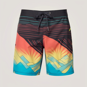 Custom OEM Sublimation Print <b>Men's</b> Spandex Polyester Board Shorts Quick-Dry Surf Beach Swim <b>Trunks</b> Wholesale Summer Swimwear - Product Image 2