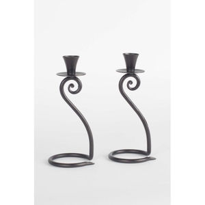 Fancy Decorative Metal Taper Candle <b>Holder</b> <b>Black</b> Finished <b>Candlestick</b> <b>Holder</b> for Home Wedding & Party Decoration - Product Image 5
