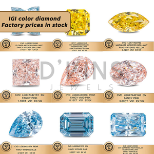 เพชรแล็บสร้างขึ้นทรงมรกต D'vins Jewels ขายส่ง น้ำหนัก 0.8 กะรัต สี F ความสะอาด VVS2 เพชร CVD แบบหลวมสำหรับทำเครื่องประดับ - Product Image 6