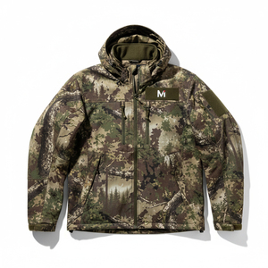 เสื้อแจ็คเก็ตใยสังเคราะห์ขั้นสูง กันน้ำ ระบายอากาศได้ดี เทคโนโลยีลดเสียงรบกวน ลายพราง สำหรับซัพพลายเออร์ตลาดโลก - Product Image 1