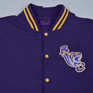 Chaqueta Varsity Vintage de Invierno para Hombre, Estilo Letterman, Béisbol, Bomber, Personalizada, de Poliéster y Spandex, Manga Ajustada, con Botones de Cuerno - Product Image 5