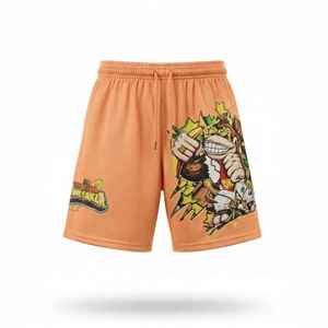 Double <b>Layer</b> Premium Quality Custom Printing Solid High Street Swimming Gym Athletic Custom Logo Basketball Shorts For Men - Product Image 5