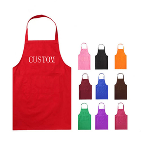 SELF INDUSTRY Tablier de travail personnalisé en toile de polyester, multi-poches, réglable, pour chef, cuisine, restaurant, détection d'aiguilles, unisexe, OEM - Product Image 1