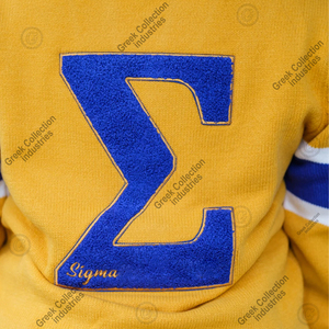 sorority Sigma Gamma Plus Size SGRho <b>cardigan</b> Women's Sweater for Winter Breathable with Embroidery Decoration button front - Product Image 5