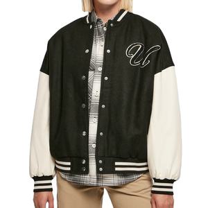 Chaqueta Universitaria Unisex con Parches Personalizados, Bordado de Nombre Personalizado, Uniforme de Equipo, Ropa Exterior Retro Escolar, Bordado Personalizado - Product Image 1
