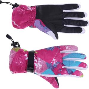 Guantes de Esquí Térmicos para Nieve, Resistentes al Viento, de Cuero, de Alta Calidad, con Logotipo Personalizado - Product Image 2
