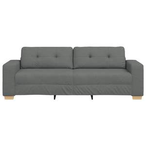 Sofá de 3 Plazas Gris Oscuro 220x78x80 cm en Tela para Salón - Product Image 4