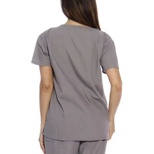 Hospital Uniform <b>Doctor</b> Nurse Medical Scrub <b>Sets</b> Women's Jersey Fabric Comfortable Soft Eco-Friendly Lightweight - Product Image 4