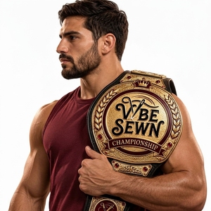 Ceinture de championnat personnalisée, ceinture de récompense avec plaques métalliques de qualité supérieure, design décoratif, sangle réglable, trophée de compétition sportive, OEM - Product Image 1
