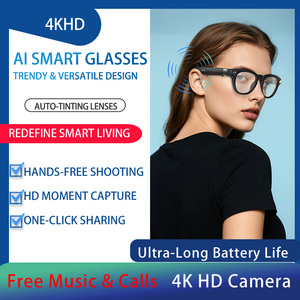 AIスマートグラス リアルタイム翻訳 写真撮影 800W HDカメラ カスタマイズ可能 - Product Image 2