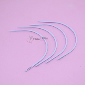 Hair Extension Tool C Type Curved Needles for Weft Weaving Wig Sewing Salon Professional Use wig making sewing needles - Product Image 1