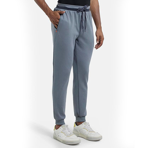 Pantalon de jogging pour homme, rembourré, mélange coton et polyester, pantalon thermique isolant pour l'hiver, taille élastique, poignets élastiques - Product Image 2