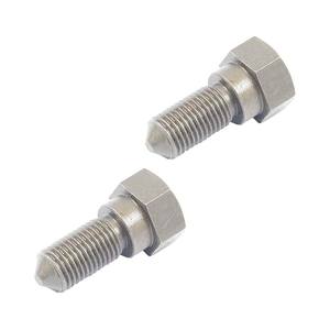 Par de tornillos de montaje del pivote del capó Massey Ferguson con arandelas TEF TEA 35, piezas de motor 180798M91 180798M92, compatibles con MF35 MF135 MF65 - Product Image 1