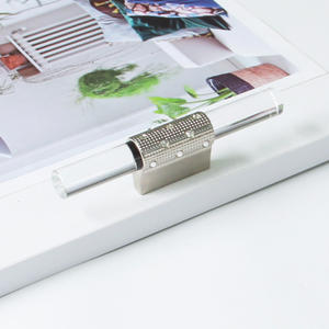 Tirador de Barra Moderno de Lujo en Aleación de Zinc y Acrílico, Estilo T-Bar Contemporáneo para Cajones de Gabinetes, Cómodas, Dormitorios, Cocinas, Comedores y Baños - Product Image 4