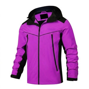 2026 Custom Unisex Summer Waterproof Windproof <b>Jacket</b> Lightweight Breathable Polyester Outdoor Hiking Safety Orange Eco Friendly - Product Image 6