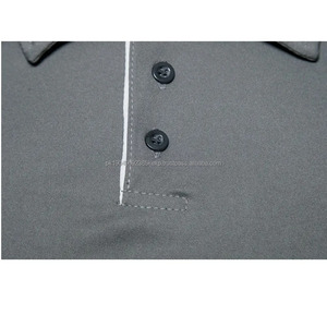 Polo de manga corta para hombre, estilo casual, color sólido, temporada 2023, para comercio exterior. - Product Image 3