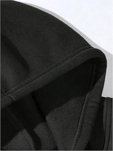 Conjunto Deportivo Personalizado para Hombre, 2 Piezas, Sudadera con Capucha de Manga Larga con Estampado de Estrella y Pantalones Deportivos Y2K - Product Image 3