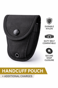 Phoenix Security Department Black Handcuffs (Metalcuffs) No Strap Nij Standard Centre Hinged <b>Dual</b> <b>Lock</b> Keys India - Product Image 6