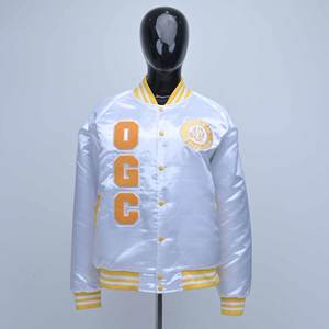 Chaqueta Varsity Deportiva de Lona Personalizada al por Mayor, Cuello Alto, Ropa de Invierno, Corte Regular, Alta Calidad, Premium, Duradera y Transpirable - Product Image 1