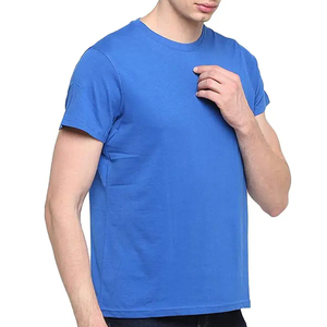 เสื้อยืดผู้ชายคอโอ แขนสั้น ผ้าฝ้าย 100% ปี 2025 ทุกขนาด  แบบเรียบ  รับสกรีนลาย  ใส่สบาย แห้งเร็ว ระบายอากาศดี - Product Image 4