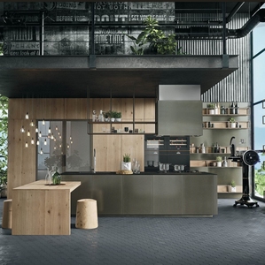 Juego de Muebles de Cocina Modernos Personalizados JY Project, Estilo Europeo, Organizador, Herrajes de Almacenamiento, Diseño de Muebles Listos para Armar - Product Image 1