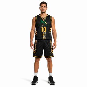 Conjunto de Uniforme de Baloncesto Personalizado para Hombre con Diseño de Garra Tribal, Camiseta de Malla Sublimada y Pantalones Cortos, Ropa Deportiva para Equipo, Kit de Equipamiento para Juego, Venta OEM Profesional - Product Image 3