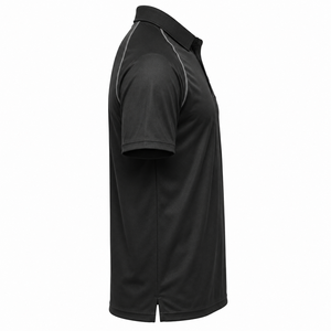 Men's <b>Black</b> Short Sleeve for <b>Shirt</b> Anti-Wrinkle Quick Dry Knitted Spandex/Cotton Casual Print Pocket Design - Product Image 3