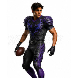 Uniforme de Fútbol Americano Duradero y Elegante, Uniforme de Fútbol Americano Ligero y Cómodo, Uniforme de Fútbol Americano de Moda Activa - Product Image 4