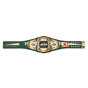 Cinturón de Campeonato de los New York Jets, Cinturón de Fútbol Americano Personalizable, Cinturón Deportivo Coleccionable de Alta Calidad para Fanáticos - Product Image 1