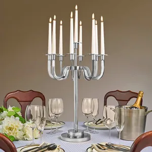 Nuevo Portavelas de Metal Hecho a Mano, Tendencia Mundial, Decoración de Lujo para el Hogar, Centro de Mesa Moderno - Product Image 3