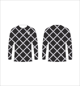 Men <b>White</b> Black Camouflage Long Sleeve T Shirt Argyle Diamond Dot Grid Pattern Crewneck <b>Tee</b> Casual Streetwear Tops Gym Training - Product Image 2