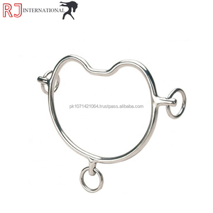 Mors de cheval en argent allemand, mors en acier argenté / Mors de course de chevaux en argent allemand de bonne qualité - Product Image 4