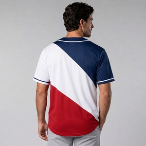 Camiseta de Béisbol Premium, Tejido de Poliéster Transpirable, Absorbe la Humedad, Secado Rápido, Ajuste Atlético, Sublimación Personalizada, Ropa Deportiva para Equipos - Product Image 2