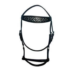 วัสดุหนังสำหรับบังเหียนสิทธิบัตรรูปม้าส่องแสงเป็นประกายระยิบระยับ - Product Image 1