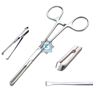 Pinzas de tejido Allis manuales de acero inoxidable con mordazas de 5x6 dientes y mecanismo de bloqueo de trinquete - Product Image 4