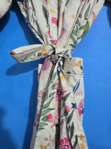 Vestido Maxi de Algodón de Lujo con Estampado Floral y Cuello en V, Kimono de Manga Corta para Mujer, Ropa Sexy para la Playa o el Salón, para Primavera y Verano - Product Image 4