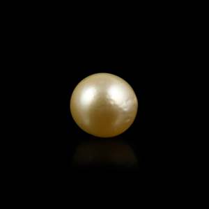 Perle dorée lâche de 4,28 carats, magnifique pierre précieuse pour bijoux fins - Product Image 2