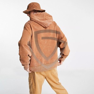 Sweat-shirts décontractés pour hommes style streetwear, effet délavé, coupe décontractée, usage quotidien - Product Image 3