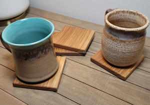 Sous-verres en noyer Sous-verres en noyer de qualité supérieure Sous-verres en noyer en bois faits à la main pour bureau et style à domicile à bas prix - Product Image 6