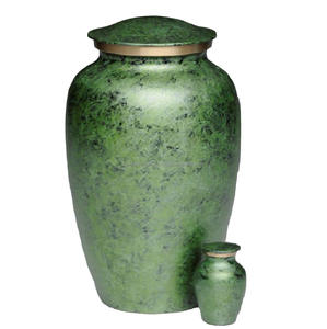 Urnes funéraires adultes en laiton de haute qualité et classiques avec bande urnes funéraires en métal fini de couleur or et noir pour les cendres humaines - Product Image 5