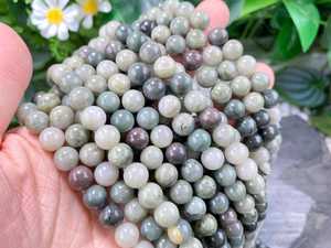 Natural Green Rabbit Hair Quartz Beads Smooth Round Gemstone Crystal 4mm 6mm 8mm 10mm Jewelry Making <b>Bracelet</b> DIY - Product Image 5