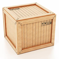 Caisses en contreplaqué pliables les plus vendues du Vietnam – Boîtes de rangement en bois de taille personnalisable avec conception pour fumigation/traiteurssement