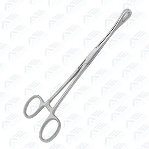 Forestier fendu éponge pince obstétrique médicale pince à dents droite incurvée 18cm porte-éponge Instruments médicaux chirurgicaux - Product Image 2