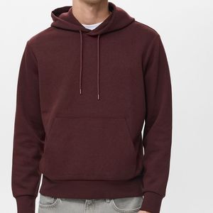 Sweat-shirts d'hiver surdimensionnés en polaire polyester/coton avec logo personnalisé de haute qualité, impression en relief, pour hommes, OEM ODM - Product Image 2