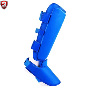 Espinilleras con cierre de velcro para protección deportiva de adultos, diseño ligero, uso en todas las estaciones - Product Image 5